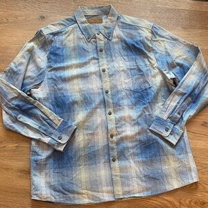 Clearwater Outfitters plaid button down men’s shirt XL